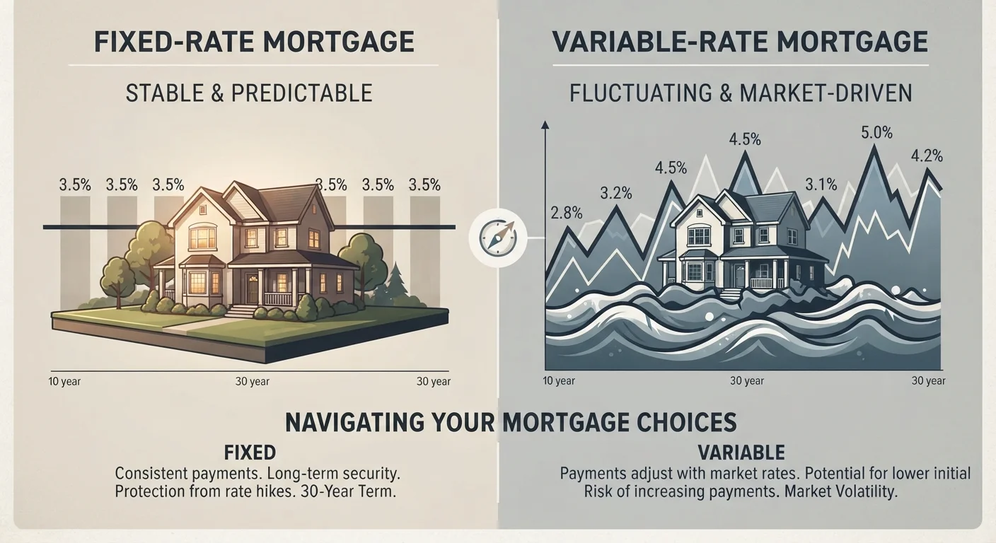 Fixed-Rate vs. Variable-Rate Mortgages: A Practical Comparison