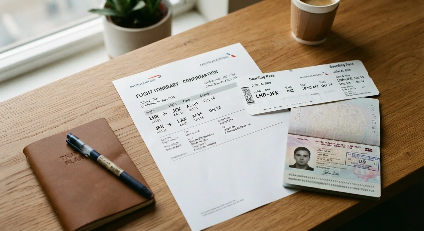 Reading a Flight Itinerary Without Getting Confused