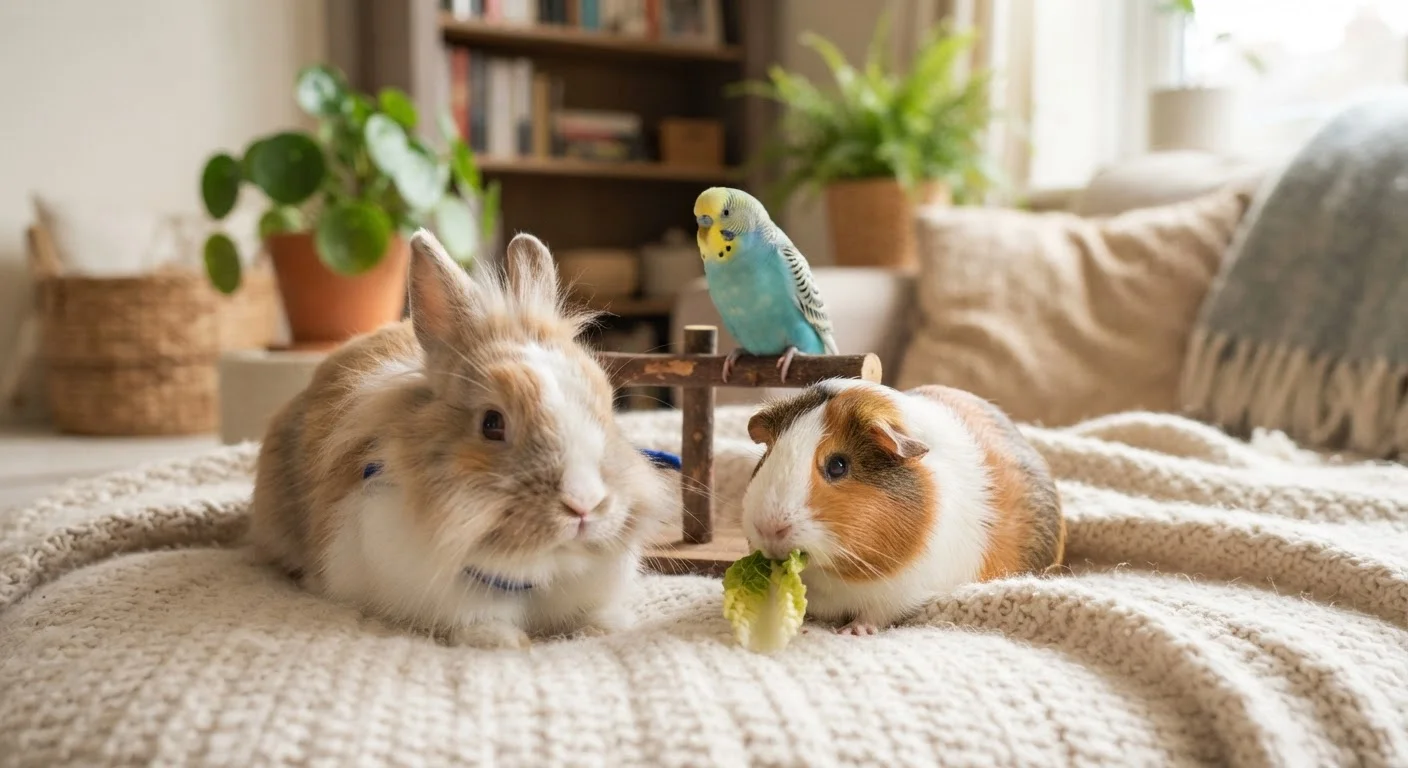 Small Pets for Beginners: What Life with a Rabbit, Guinea Pig, or Bird Really Involves