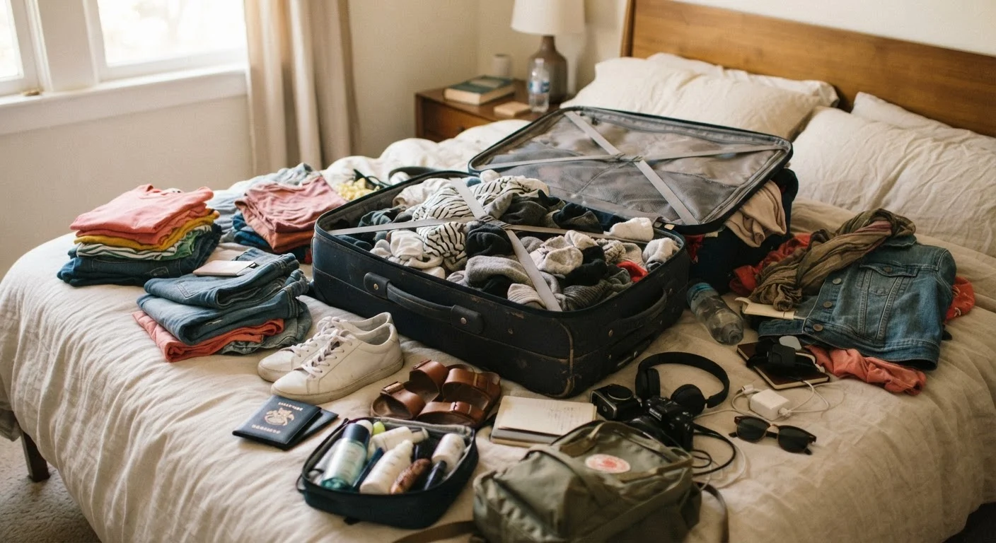 Why First-Time Travellers Overpack—and What to Do Instead